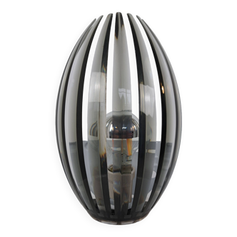 Slatted plexiglass wall light