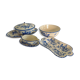 Set of dishes, salad bowl, soup kitchen - blue decor