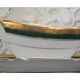 Saucière with Limoges porcelain top beautiful gilding