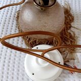 Suspension vintage en pâte de verre