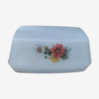 Arcopal butter dish bouquet flowers Dp 1122104