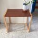 Table basse bois exotique vintage