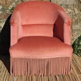 Pink toad chair