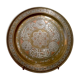 Syrian silver, brass and copper dish