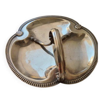 Silver metal tray