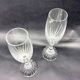 Suite de 2 flûtes à champagne Baccarat modèle Masséna