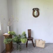 Brutalist handcrafted mirror "horse"