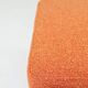 Tabouret scandinave orange/ vert bouclé lot de 2 
