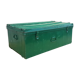 Military green metal trunk