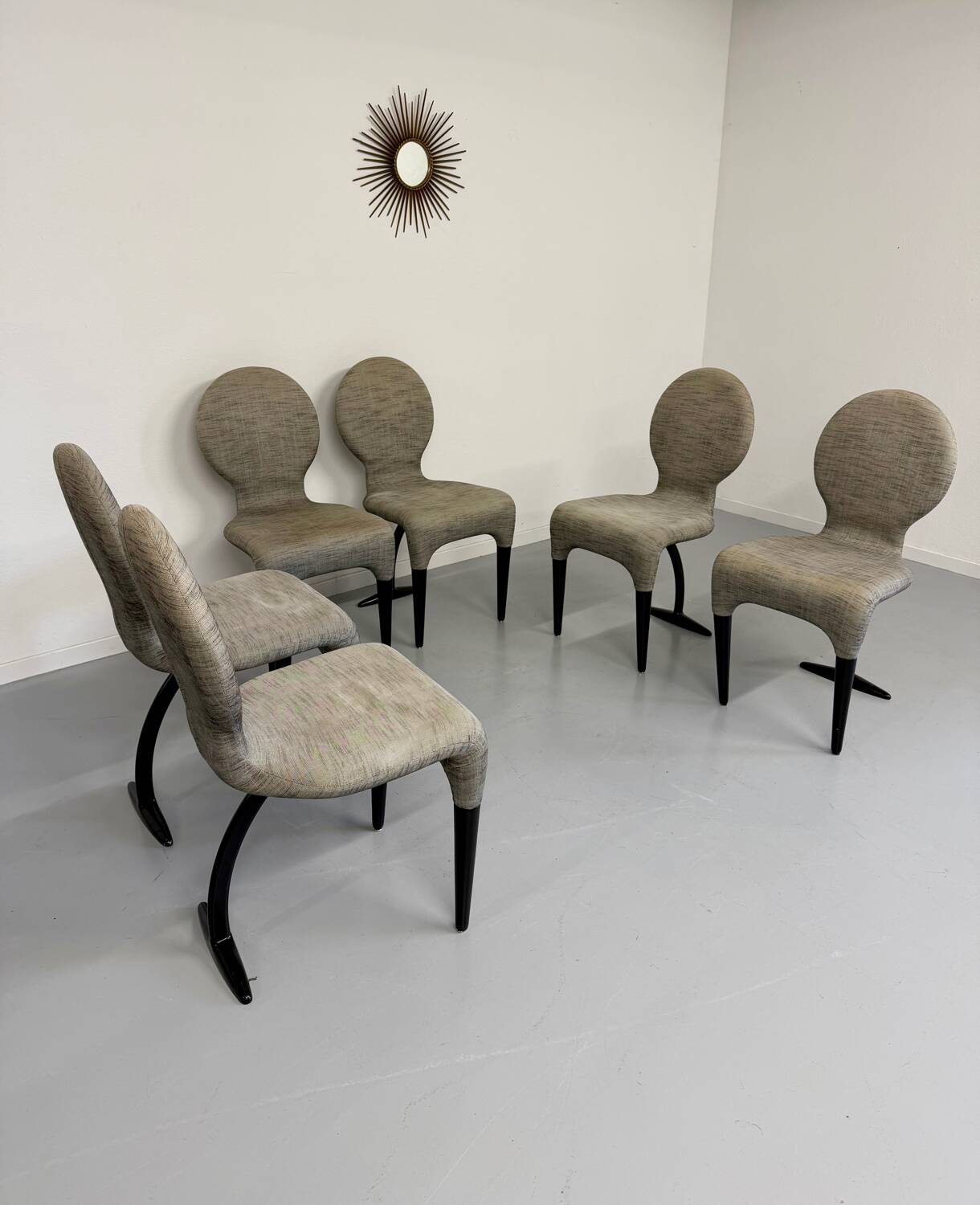 Lot de 6 chaises modèle Fido design Antonio Citterio pour Moroso an 90