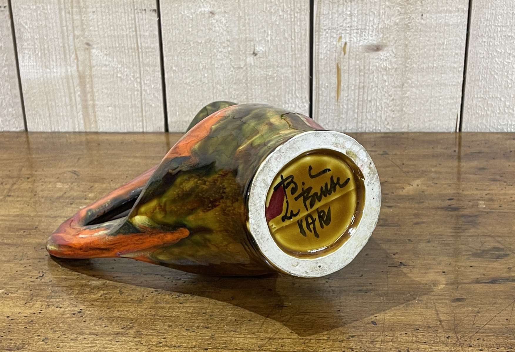 Orangeade Vallauris service from the 70s - 1 pitcher + 5 glasses