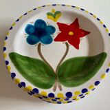 Set of 6 plates De Simone in glazed earth 1970 Italian work