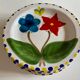 Set of 6 plates De Simone in glazed earth 1970 Italian work