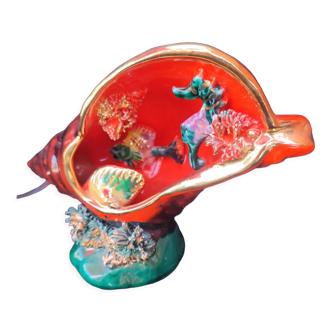 Shell lamp vallauris
