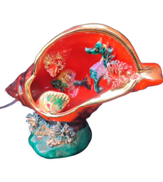 Lampe coquillage vallauris