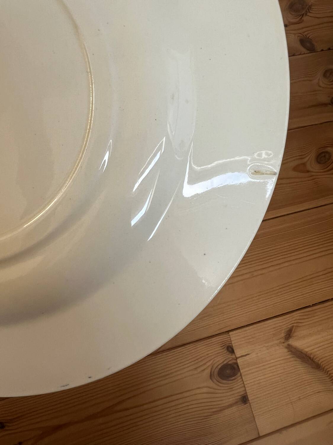 New Moscow model ironstone flat plate.