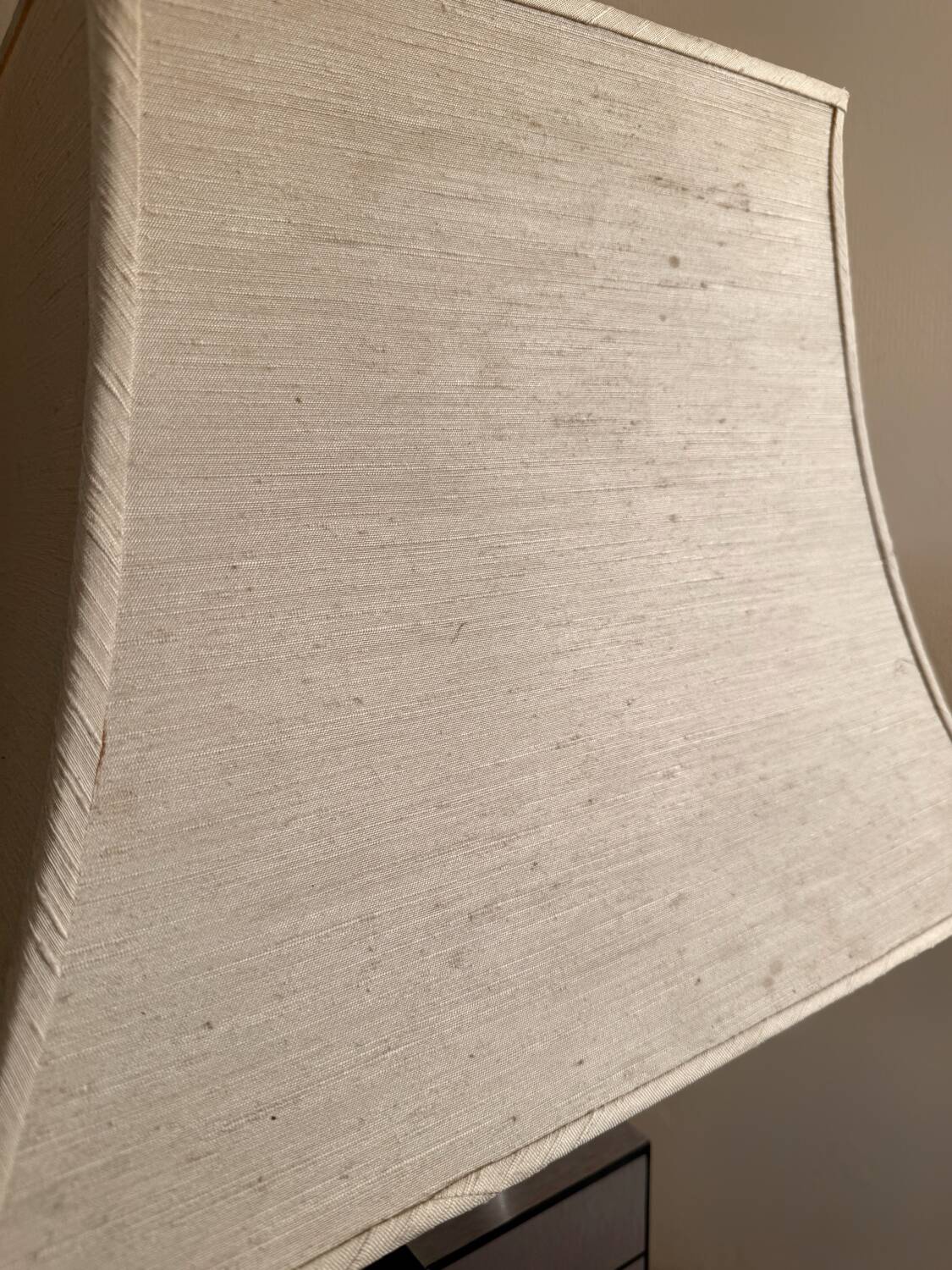 70s brushed aluminum lamp