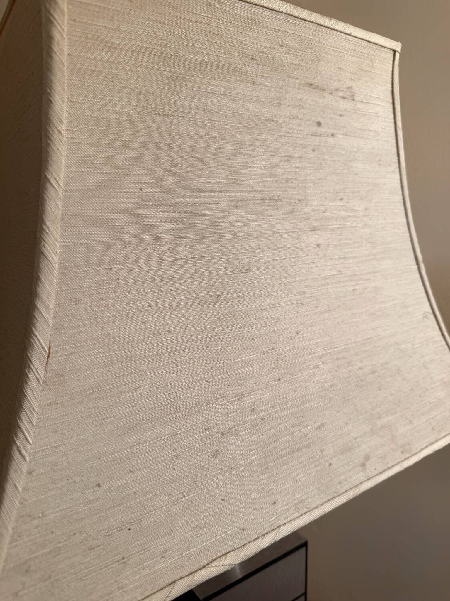 70s brushed aluminum lamp