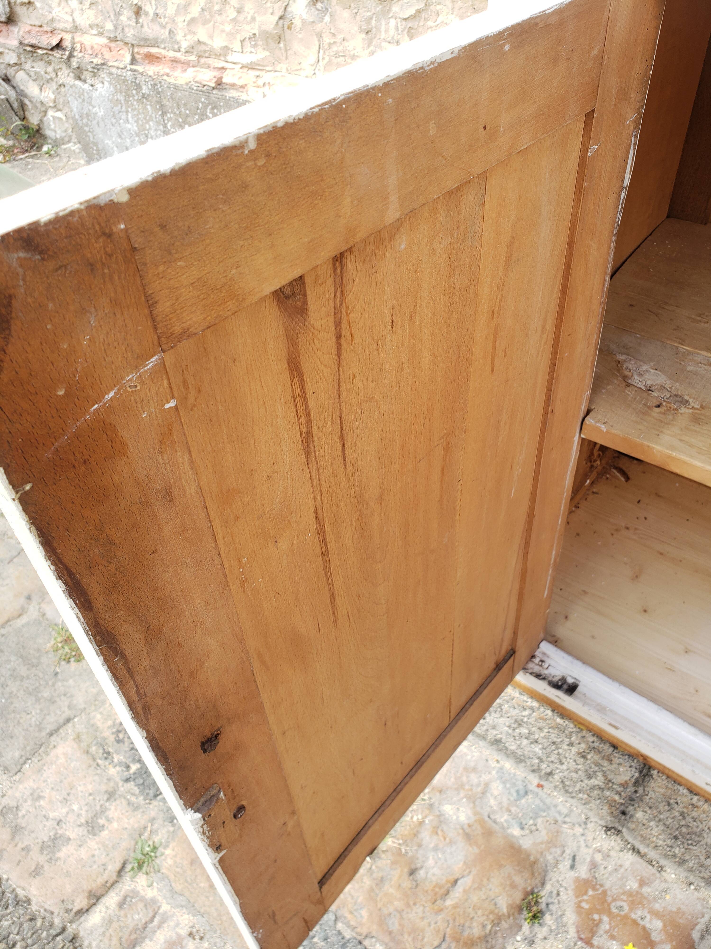 Parisian buffet off-white patina