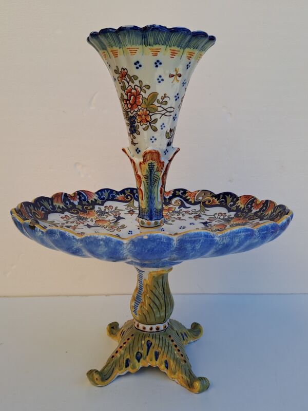 Centre de table bouquetière Geo Martel desvres