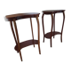 Louis XV style crop table pair