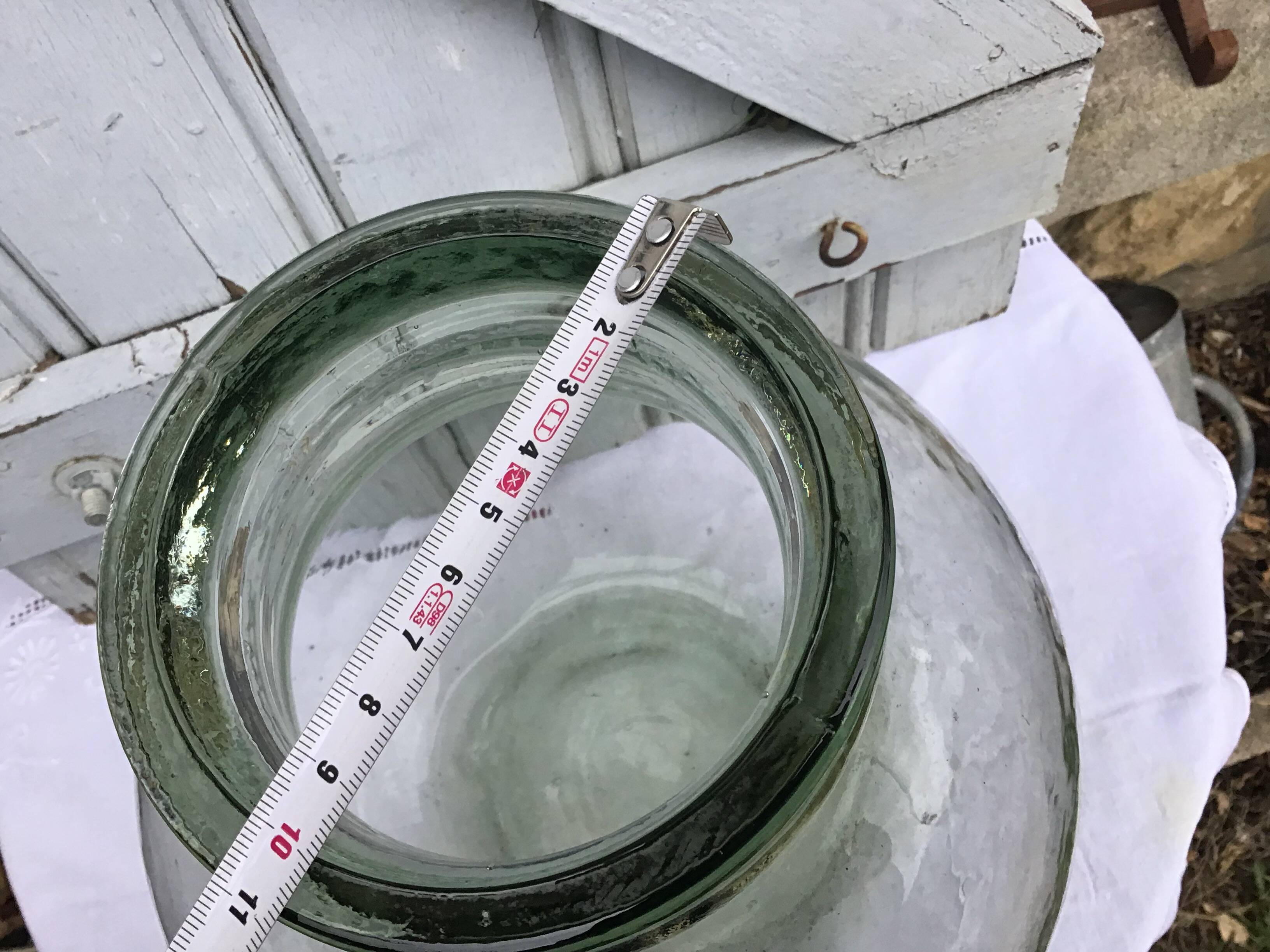 Vintage glass carboy