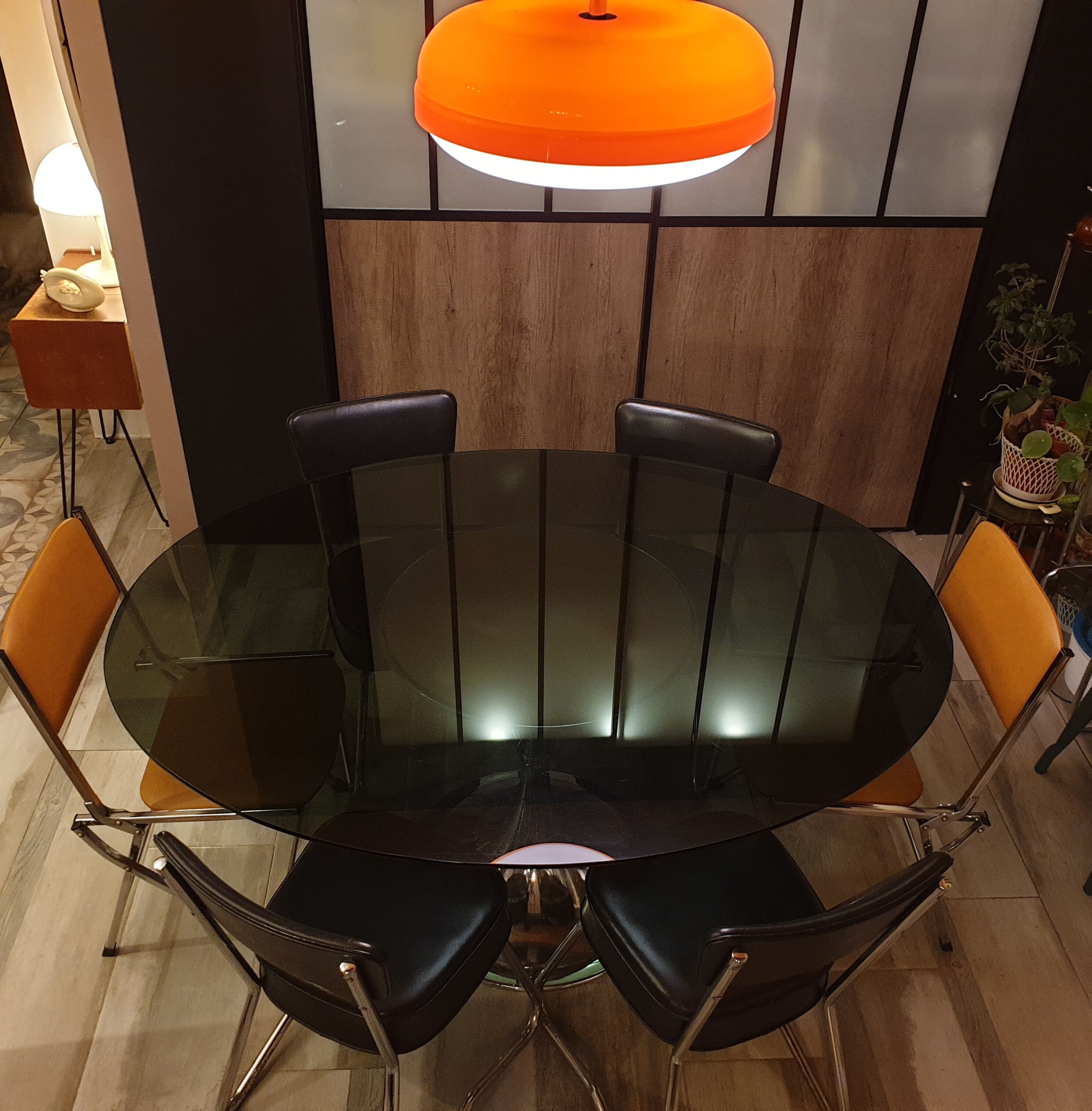 Oval table circa 1970