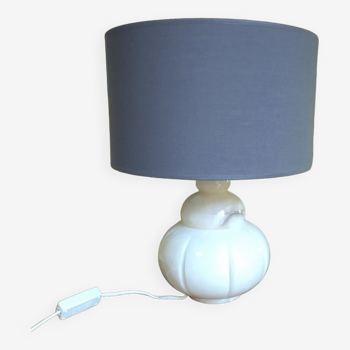 Alabaster ball lamp