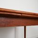 Table extensible en teck, Danemark années 1970
