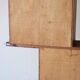 Art deco wall shelf in solid wood