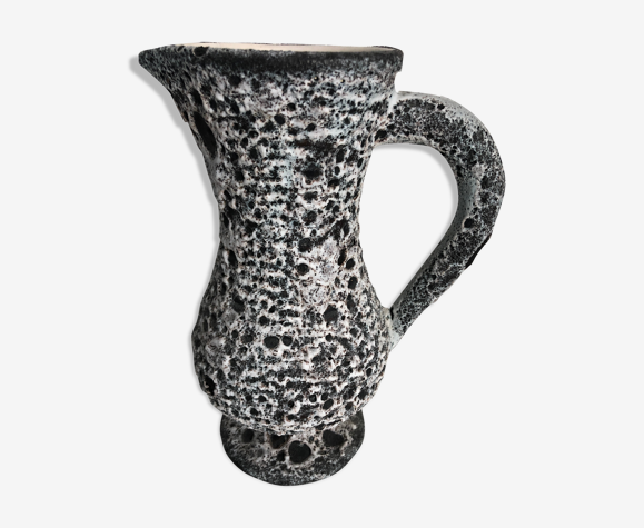 Pichet de piquet moderniste Fat Lava en céramique