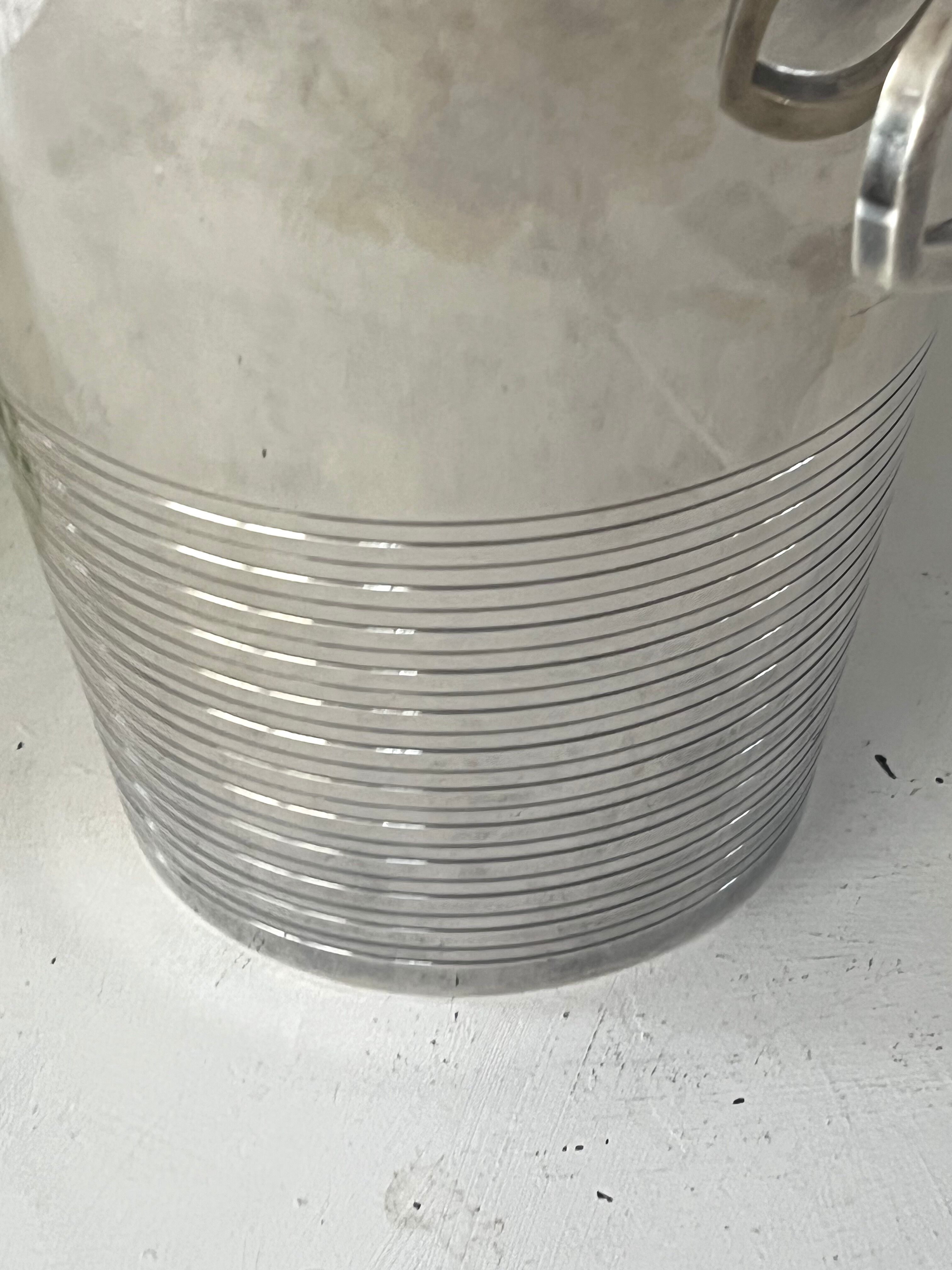 Silver Plated Champagne Bucket St Medard – Art Deco Style Mid Century