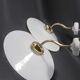Pair of opaline wall lamps