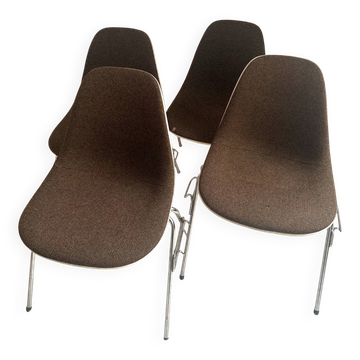 Lot de 4 chaises DSS Herman Miller