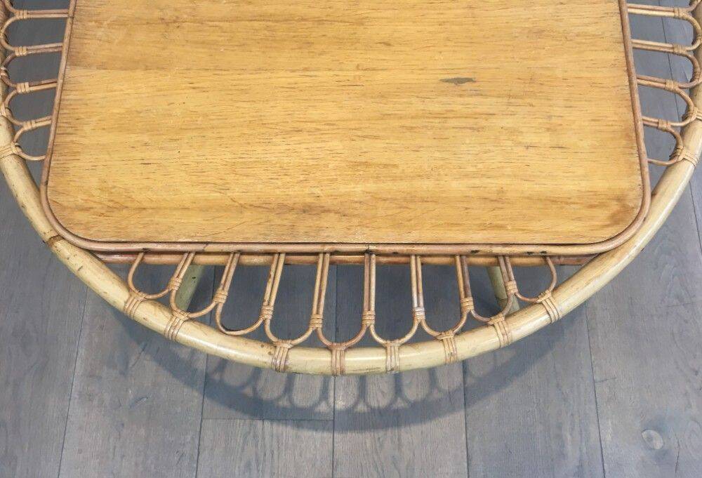Rattan coffee table