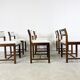 Wenge wooden dining chairs by Spectrum, 1970s