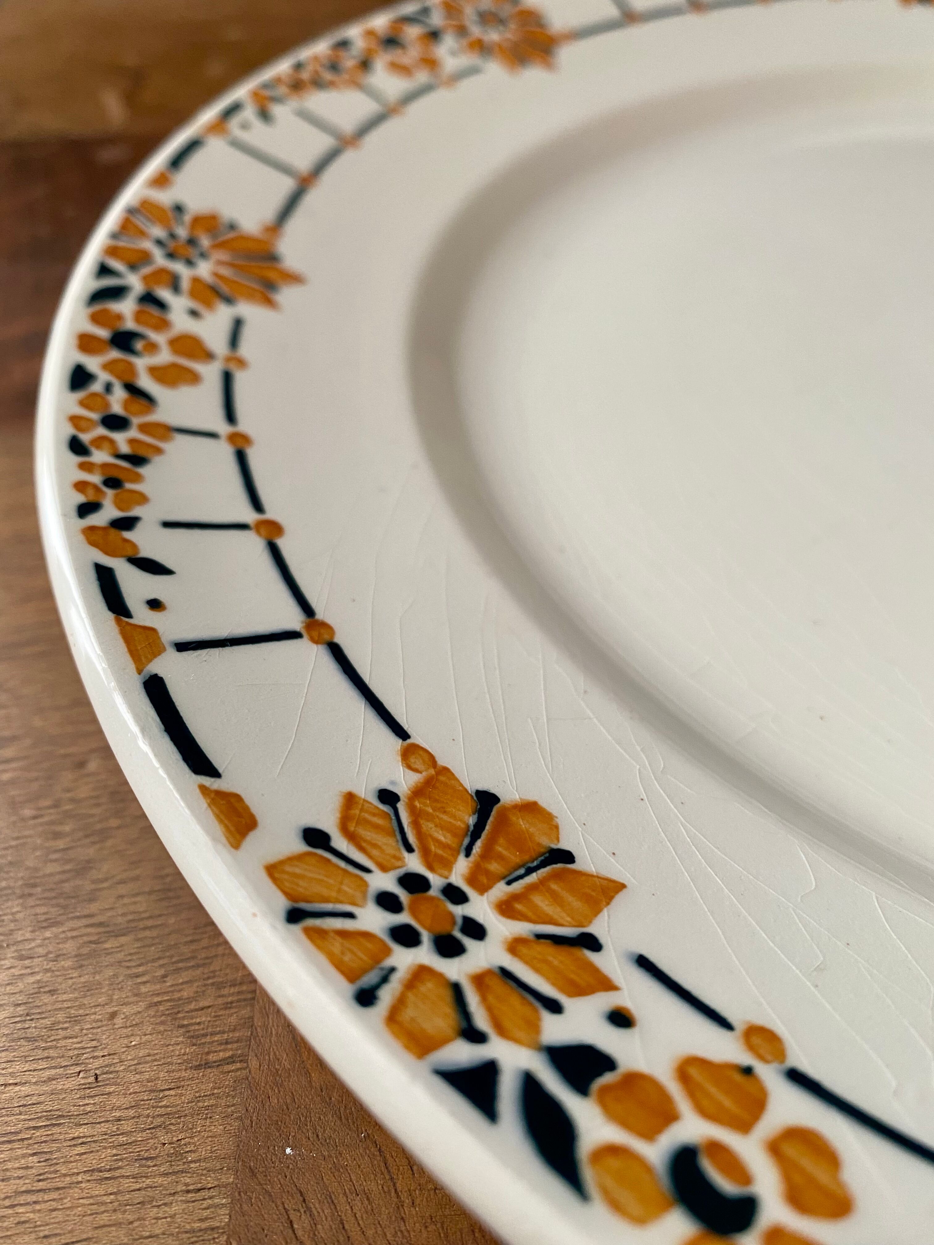 Old ceranord dish Saint Amand