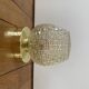 Vintage glass globe wall light