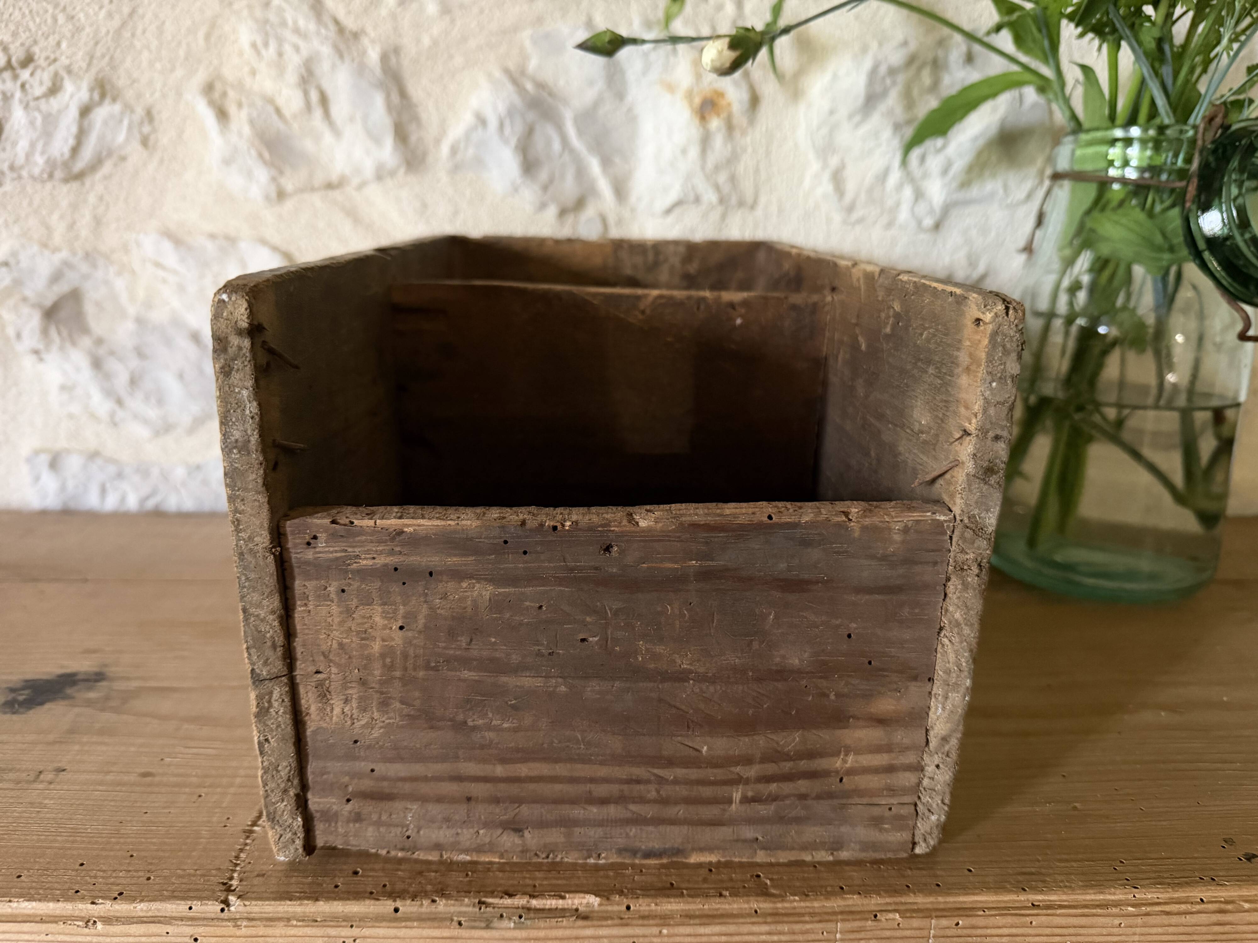 Wooden craft box