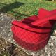 Red toad armchair