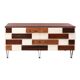 Italian Sideboard in Solid Wood with Steel Legs
