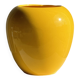 Small yellow spherical vase from the 90s, H10 D16