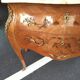 Commode ancien Louis XV marqueterie plateau marbre