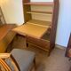 Secrétaire vintage compact placage acajou