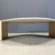 Vintage travertine coffee table by Roche Bobois, 1970s