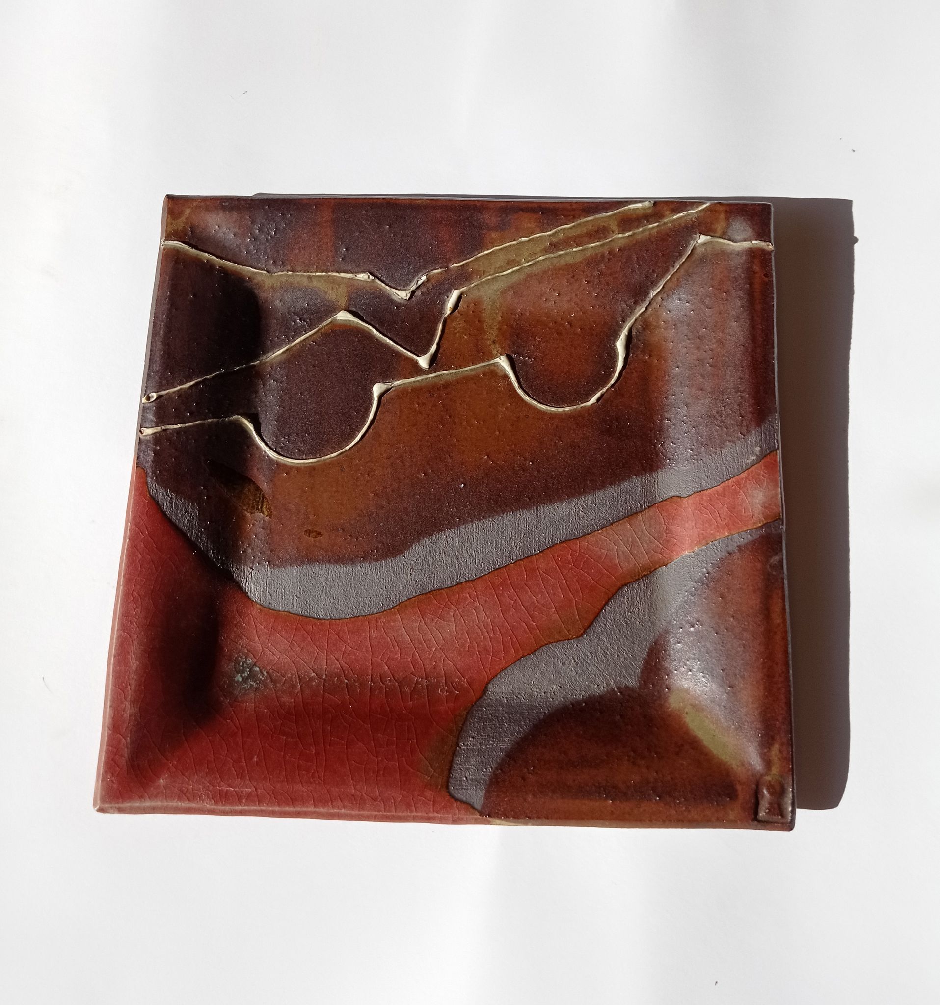 Sandstone plate by Jean Cacheleux