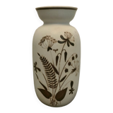 Vase inlaid with silver by Gustavsberg