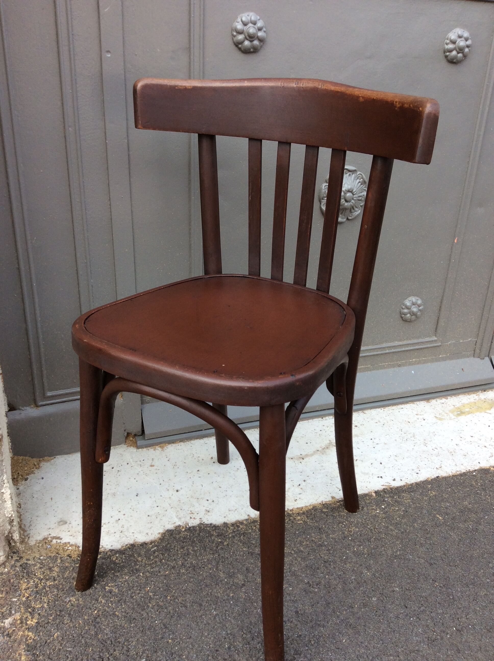 Pair of vintage bistro chairs