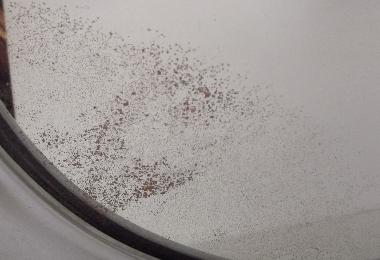 Elliptical wall mirror 69.5 x 44 cm