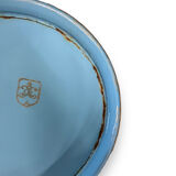 Planter In Early Painted Enamelled XIXth Signed E. Corrier